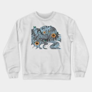 Sleeping Ukrainian girl Crewneck Sweatshirt